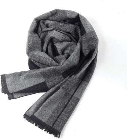 Cashmere Feel Scarf for Winter, Luxurious Unique Design Selection Scarf for Men & Women